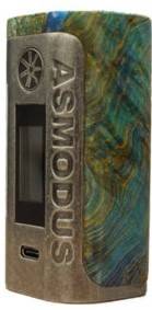 ASMODUS LUSTRO KODAMA 200W BOX MOD GUNMETAL RELIC BLUE